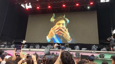 Sigue la polémica por Javier Milei diabólico en el Lollapalooza: comunicado de la banda que lo proyectó
