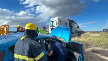 Foto: bomberos voluntarios Piedra del Águila. 