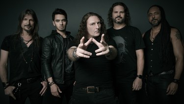 La banda brasileña Angra, por primera vez en Neuquén. (Foto: Henrique Grandi)