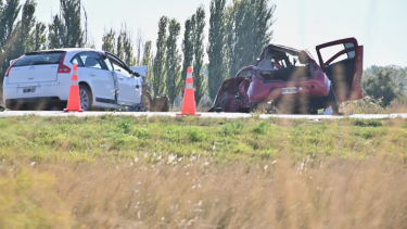 Trágico choque en la Ruta 3 Foto: Marcelo Ochoa