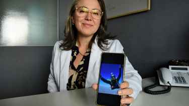 Aurora Coconi es una de las 150 personas seleccionadas para batir el récord sudamericano. Foto: Cecilia Maletti