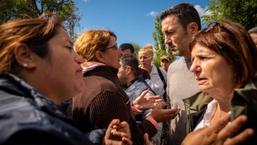 En medio de un contexto de desesperación se pudo oír “perdimos todo”. Foto: Luis Petri en X. 