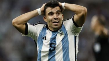 El zapalino Acuña pierde terreno en la Selección Argentina. Quedó afuera de la lista de 33 para la próxima doble fecha de las Eliminatorias. (Archivo)