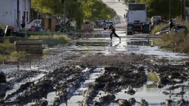 Temporal en Bahía Blanca. Foto: archivo. 