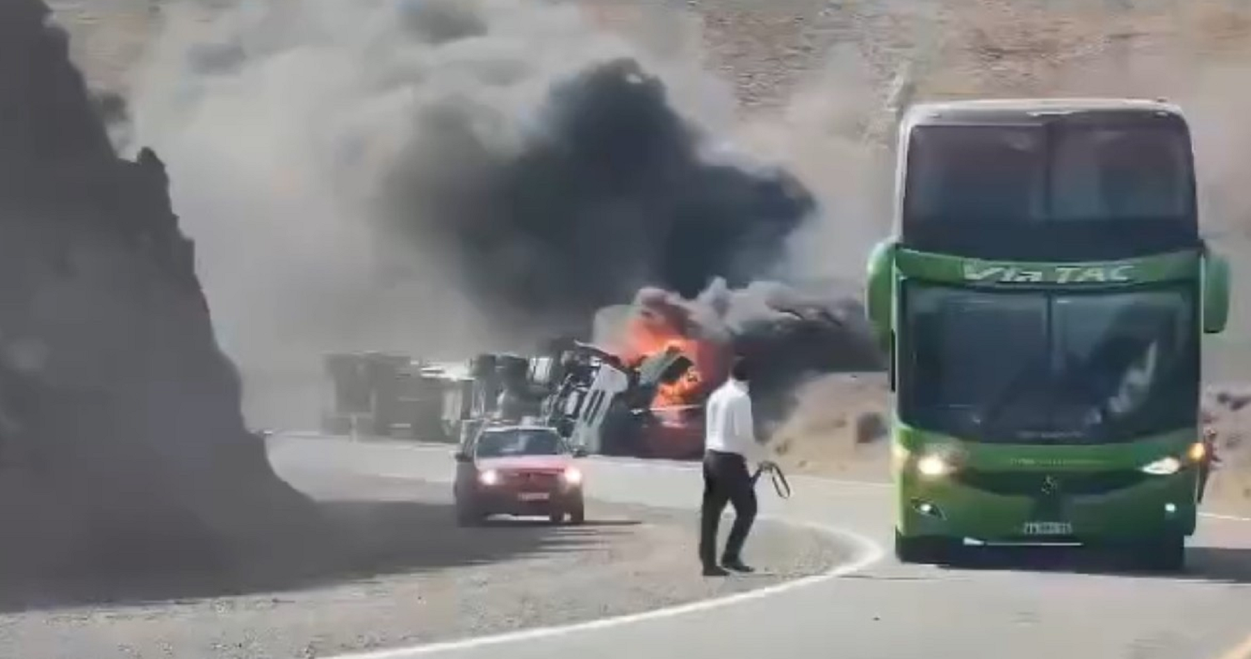 Corte total de la Ruta 237, tras el choque de Villa Llanquín: cuáles ...