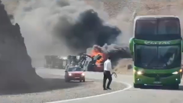 Corte total de la Ruta 237, tras el choque de Villa Llanquín: cuáles son los desvíos, este domingo