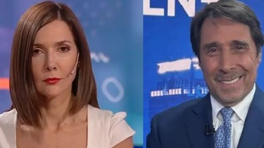 Cristina Pérez y Eduardo Feinmann.