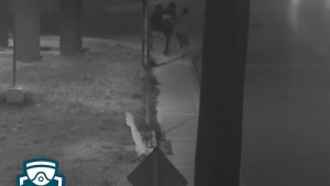 Disparó el arma para robar a un hombre en muletas y quedó grabado en las cámaras urbanas de Cutral Co