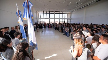 Hoy inició el ciclo lectivo 2025 en el Colegio Tecnológico Preuniversitario (Foto: Gentileza)