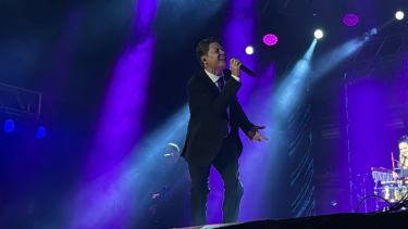 El show de Emanero este sábado 8 de marzo. Foto: Lucía Salas.