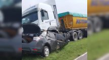 Imagen de Murió en un choque sobre la Ruta 35 en La Pampa: impactó contra un camión que llevaba arena a Neuquén