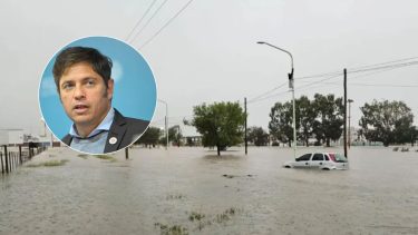 Axel Kicillof habló sobre el temporal de Bahía Blanca. 