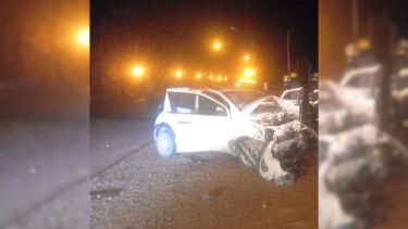 Fuerte choque en Allen. Foto: FM Terapia