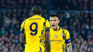 Con gol de Lautaro Martínez, Inter le ganó a Feyenoord por la Champions League