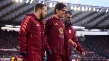 Paulo Dybala sufrió una nueva lesión en Roma.