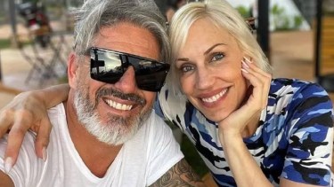 Ingrid Grudke y su ex pareja Martín Colantonio.
