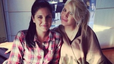 Ivana Icardi junto a Wanda Nara.