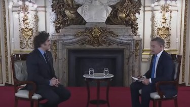 ¿Estaban en vivo? El insólito error en la entrevista de Luis Majul a Javier Milei que demuestra lo contrario