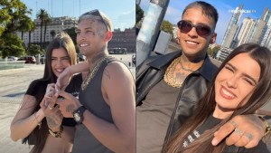 L-Gante posó con su nuevo romance por la Ciudad de Buenos Aires: ¿Quién es?