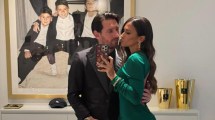 Imagen de Lionel Messi y Antonela Roccuzzo de gala para la fiesta de David Beckham en Miami