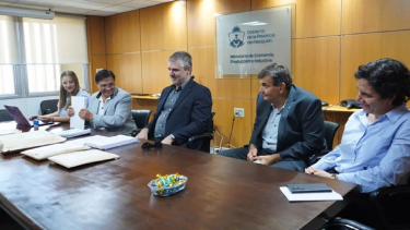 El ministro de Economía, Producción e Industria, Guillermo Koenig, destacó que se trata de "una obra que viene a resolver el problema a mucha gente que hoy no está teniendo agua". Foto: gentileza.