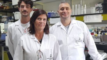 Morelli, Galeano y Lorenzo, los líderes del proyecto. (FOTO: Gentileza)