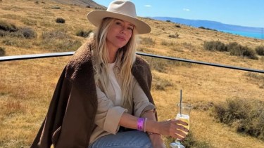 Nicole Neumann en El Calafate.-