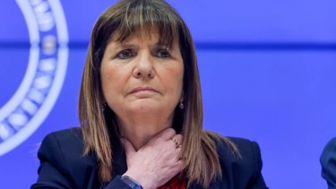 La ministra de seguridad de la Nación, Patricia Bullrich.