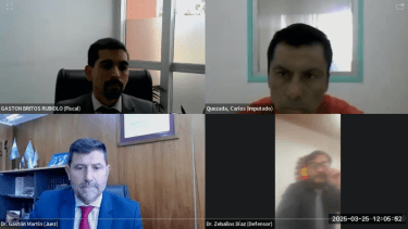 La lectura del veredicto de culpabilidad 