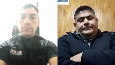 El juicio a los policías de Cipolletti terminó con una condena condicional. No irán a prisión, pero quedaron inhabilitados por seis meses. Foto Captura.