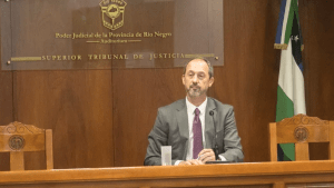 Acusado estalló en furia y le fracturó la muñeca a un juez de Viedma: 24 horas después hirió a un policía