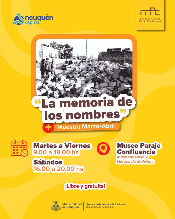 Muestra «La memoria de los nombres»