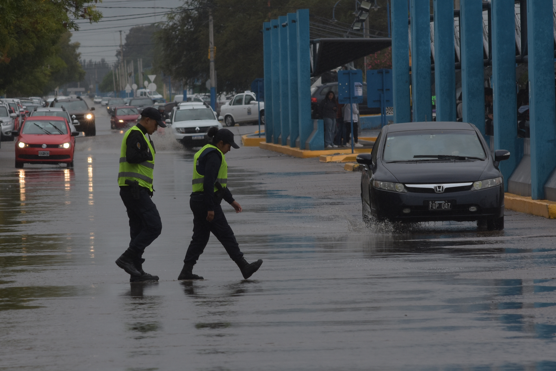 Frío extremo en la Patagonia: temporal de nieve y lluvia en el Alto Valle