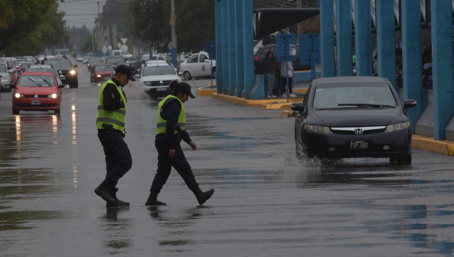 Lluvia en el Alto Valle. Foto: Juan Thomes
