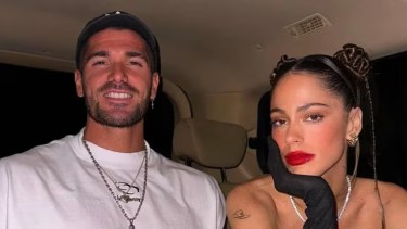 Rodrigo De Paul y Tini Stoessel.