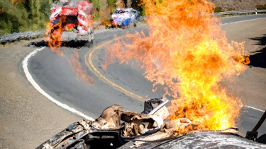 Continúa el corte en Ruta 237 en Villa Llanquín. (Gentileza).