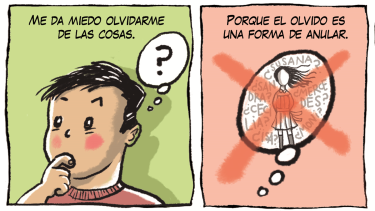 «El olvido», la nueva tira de Chelo Candia en el Voy