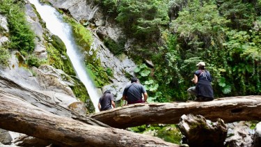 Cascada Cataratas en Villa Traful. Foto: Matías Subat, 