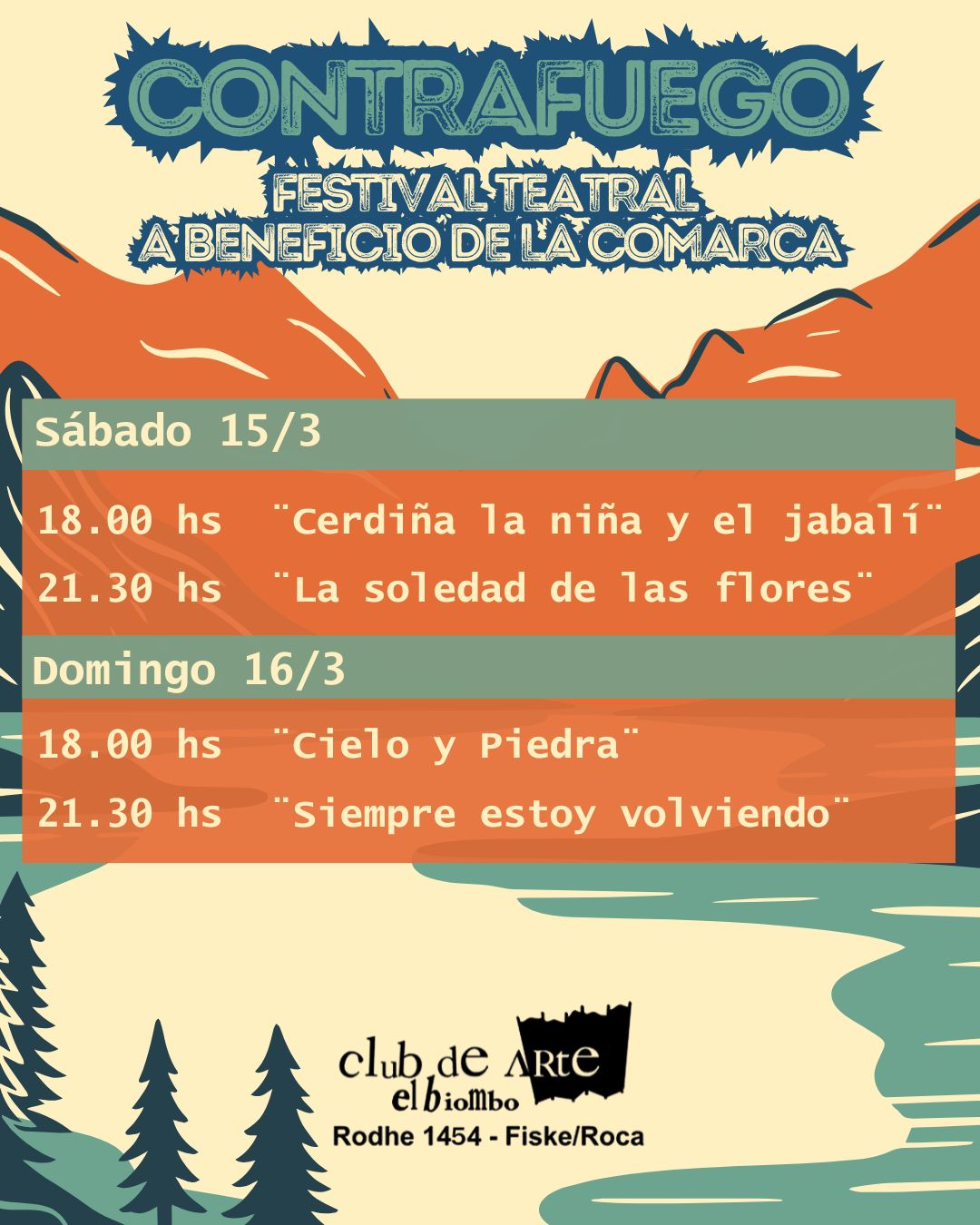 Festival Contrafuego, a beneficio de la comarca andina