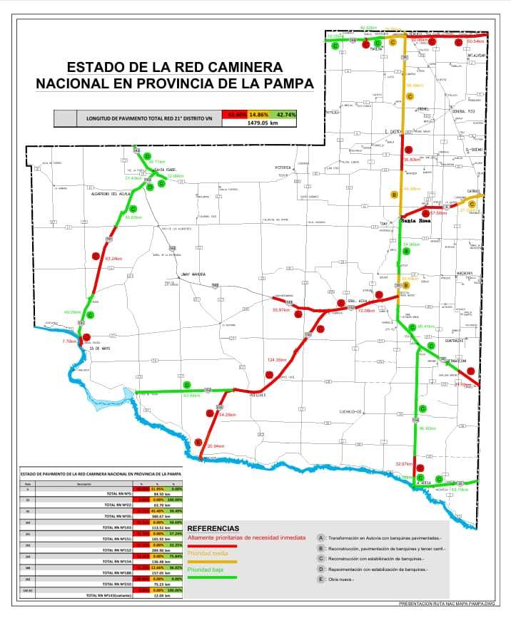 Ruta 151 y Ruta 152 entre las rutas abandonadas: el listado de terror ...