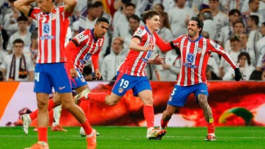Julián Álvarez alcanzó un récord histórico tras su gol ante Real Madrid. Foto: AFP.