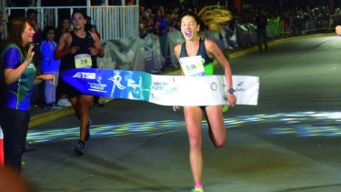 Renata Dolhare, se impuso en la clasificación general femenina. (Foto: Florencia Salto)