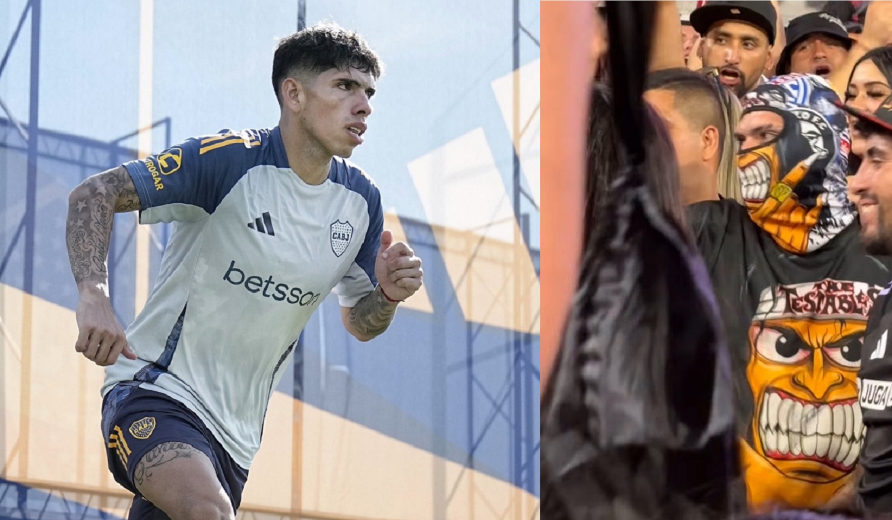 Carlos Palacios estuvo con la barra de Colo Colo.