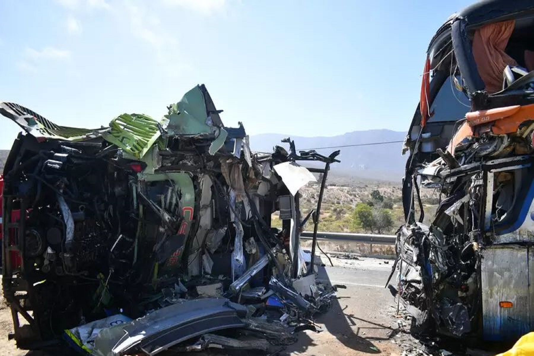 Accidente fatal en Chile. Foto: gentileza La Nación Chile.