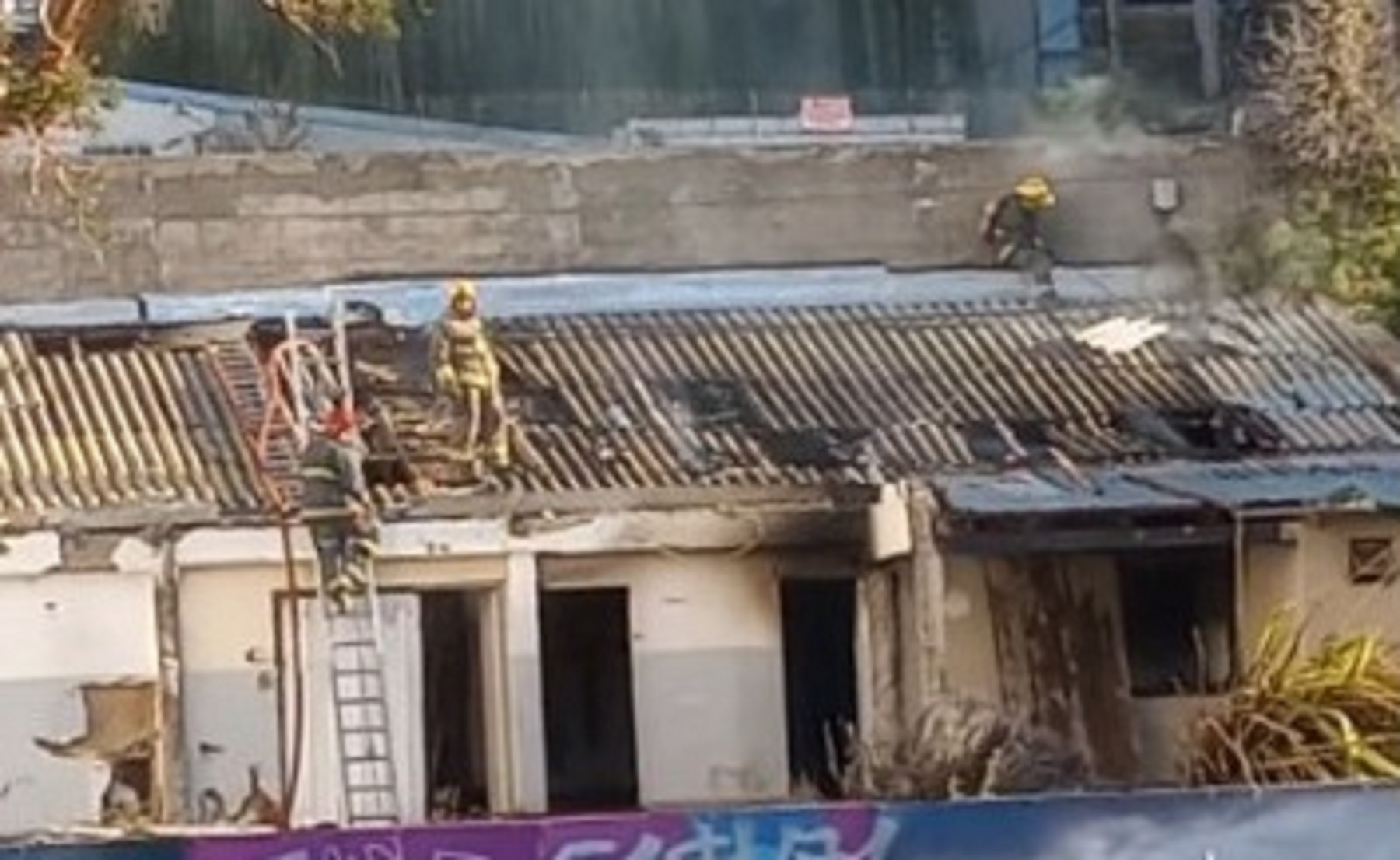 Incendio en Bariloche. Foto: captura. 