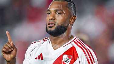 Miguel Borja realizó un posteo en medio de su sequía en River.