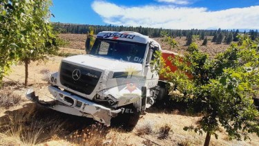 Accidente en la Ruta 237. Foto: gentileza Policía. 