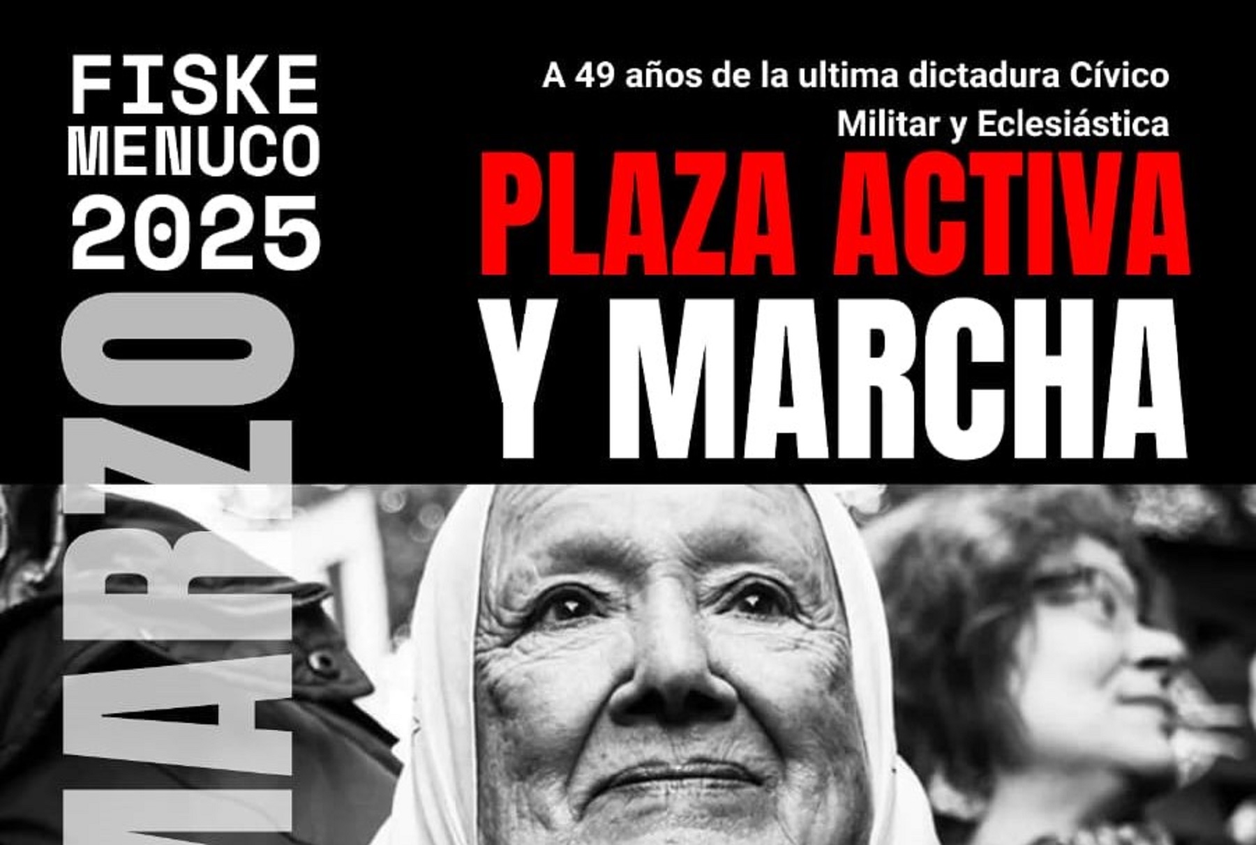 La Plaza Activa es una de varias iniciativas organizadas para el Día de la Memoria en Roca - Foto: Gentileza.