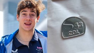 Otro guiño para Franco Colapinto en Alpine: la inesperada medalla que apareció en la Fórmula 1