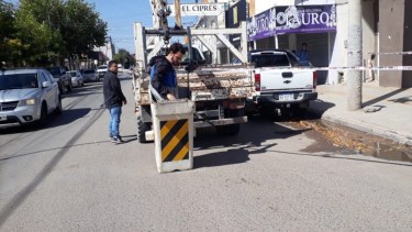 Daños en Centenario. Foto: gentileza Centenario Digital. 